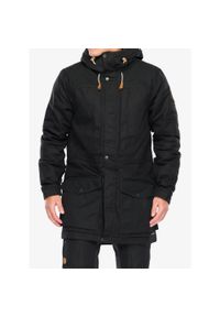 Fjällräven - Kurtka ocieplana męska Fjallraven Singi Wool Padded Parka. Kolor: czarny. Sport: turystyka piesza #1