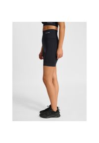 Szorty damskie Hummel Tif bezszwowe. Kolor: czarny. Sport: fitness, kolarstwo