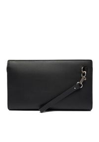 Calvin Klein Kosmetyczka Plaque Wash Bag LV04D1109G Czarny. Kolor: czarny. Materiał: skóra #2