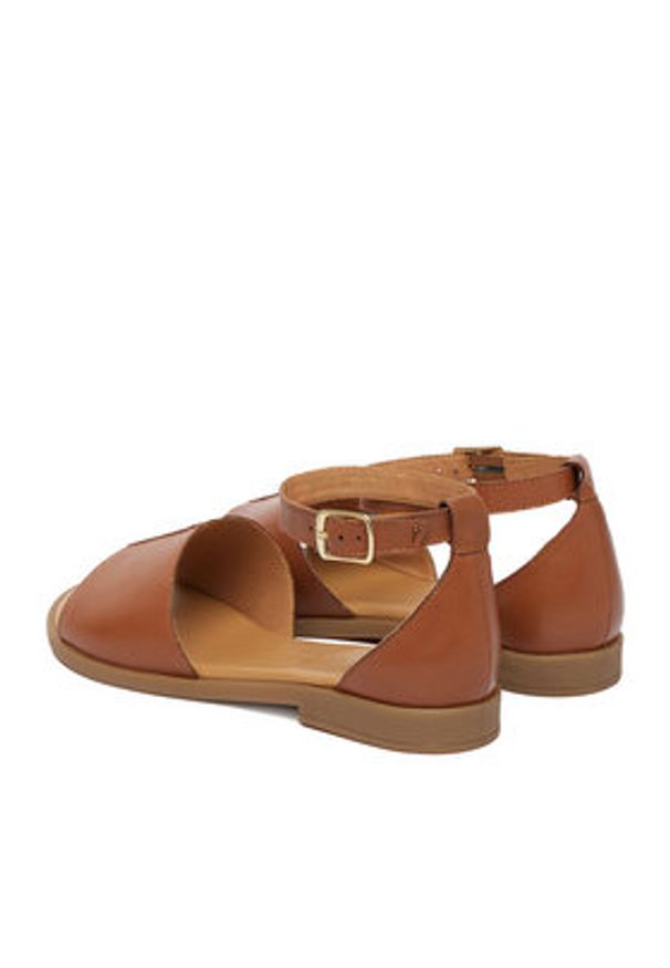 Lasocki Sandały CEO-WI16-FOXI-98 Brązowy. Kolor: brązowy. Materiał: skóra