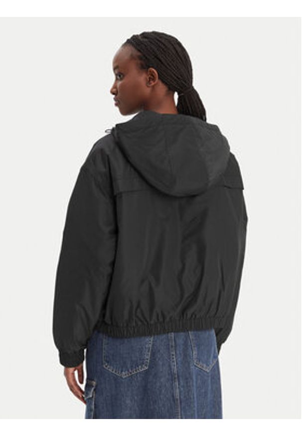 Karl Lagerfeld Jeans Kurtka przejściowa B1W15023 Czarny Relaxed Fit. Kolor: czarny. Materiał: syntetyk