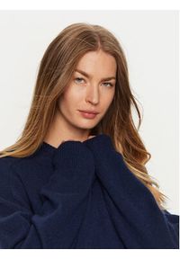 ViCOLO Sweter 77012S Granatowy Regular Fit. Kolor: niebieski. Materiał: kaszmir #2
