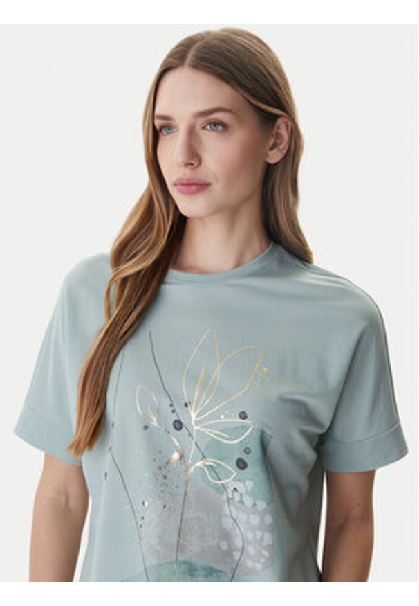 only - ONLY T-Shirt Jany 15356044 Zielony Regular Fit. Kolor: zielony. Materiał: syntetyk