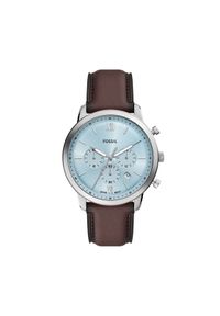 Fossil Zegarek Neutra Chronograph FS6109 Brązowy. Kolor: brązowy. Materiał: skóra #1