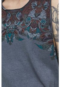 medicine - Medicine t-shirt bawełniany męski kolor szary. Kolor: szary. Materiał: bawełna. Wzór: nadruk #2