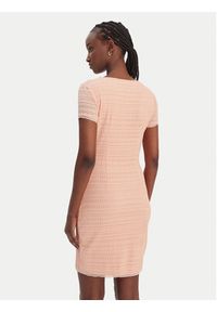 Guess Sukienka codzienna W6GK15 K2950 Pomarańczowy Slim Fit. Okazja: na co dzień. Kolor: pomarańczowy. Materiał: syntetyk. Typ sukienki: proste. Styl: casual #2