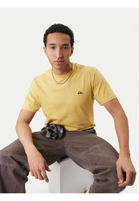 Quiksilver T-Shirt EQYZT07711 Beżowy Regular Fit. Kolor: beżowy. Materiał: bawełna #2