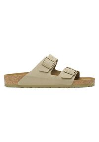 Birkenstock - Klapki damskie BIRKENSTOCK ARIZONA BF FADED KHAKI. Kolor: zielony