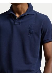 Polo Ralph Lauren Polo 710938137006 Granatowy Slim Fit. Typ kołnierza: polo. Kolor: niebieski. Materiał: bawełna