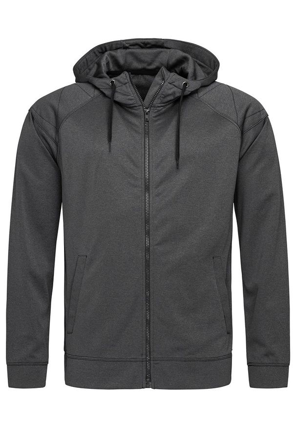 Stedman - Kurtkobluza, Kurtka, Bluza Grafitowa, Sportowa, 100% ACTIVE-DRY Poliester. Okazja: na co dzień. Kolor: szary. Materiał: poliester. Długość rękawa: raglanowy rękaw. Styl: sportowy