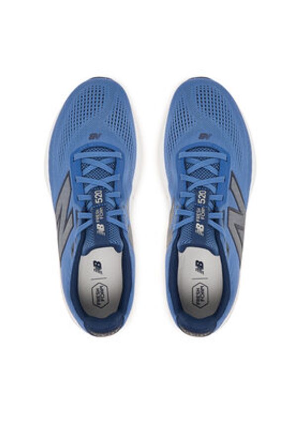 New Balance Buty do biegania Fresh Foam x 520 v9 M52028X Niebieski. Kolor: niebieski. Materiał: materiał