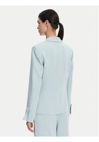Pinko - PINKO Marynarka 104930 A213 Błękitny Regular Fit. Kolor: niebieski. Materiał: wiskoza #3