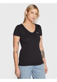 Pepe Jeans T-Shirt Corine PL505305 Czarny Regular Fit. Kolor: czarny. Materiał: bawełna #1