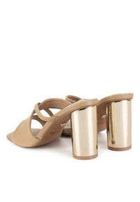 Nine West Klapki WSS21562-01 Beżowy. Kolor: beżowy. Materiał: materiał #6