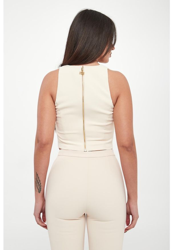 Elisabetta Franchi - Top damski z wycięciami ELISABETTA FRANCHI