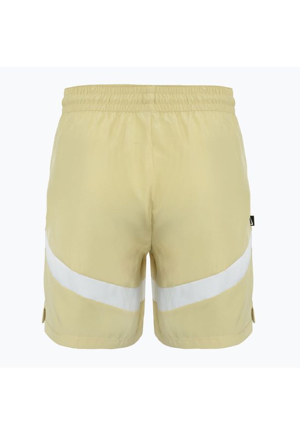 Spodenki koszykarskie męskie Nike Icon Dri-Fit 6". Kolor: żółty. Technologia: Dri-Fit (Nike). Sport: koszykówka