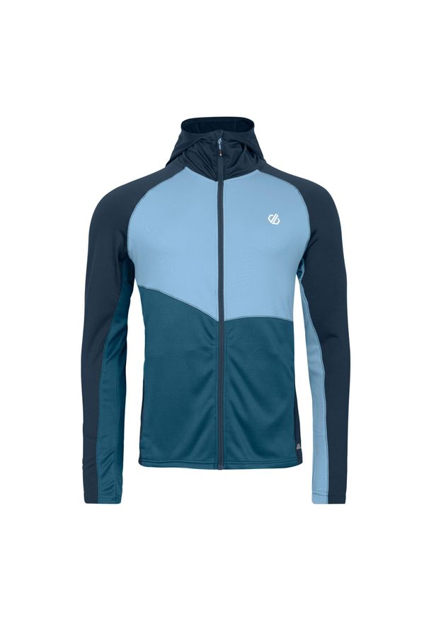 DARE 2B - Męska Warstwa Środkowa Assimilate II Core Stretch Midlayer. Kolor: wielokolorowy, niebieski, zielony. Sport: turystyka piesza