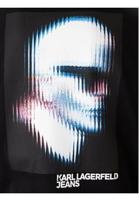 Karl Lagerfeld Jeans T-Shirt B1M17069 Czarny Regular Fit. Kolor: czarny. Materiał: bawełna #4
