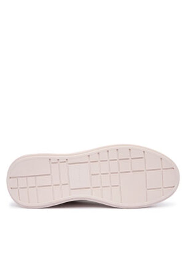 Calvin Klein Sneakersy Chunky Cupsole Lace Up Su Ml YW0YW01949 Beżowy. Kolor: beżowy. Materiał: zamsz, skóra