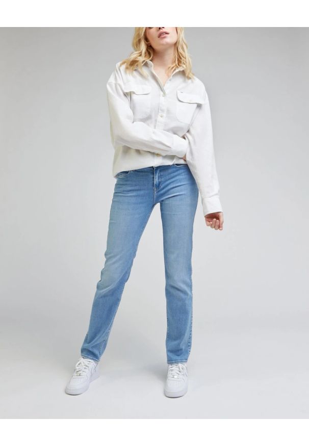 Lee - DAMSKIE SPODNIE LEE MARION STRAIGHT RUSHING IN LIGHT 112330544