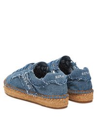 Replay - REPLAY Espadryle GWF22 .000.C0088T Niebieski. Kolor: niebieski. Materiał: materiał #3