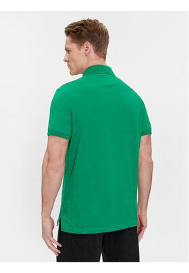 TOMMY HILFIGER - Tommy Hilfiger Polo 1985 Regular Polo MW0MW17770 Zielony Regular Fit. Typ kołnierza: polo. Kolor: zielony. Materiał: bawełna