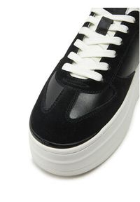 Karl Lagerfeld - KARL LAGERFELD Sneakersy KL65025 Czarny. Kolor: czarny. Materiał: skóra #3