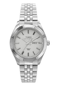 Timex - Zegarek TW2U78700. Kolor: srebrny. Materiał: materiał #1