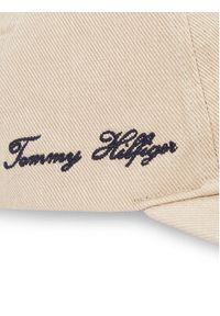 TOMMY HILFIGER - Tommy Hilfiger Czapka z daszkiem Seasonal Flag Wash 6 Panel Cap AM0AM13348 Beżowy. Kolor: beżowy. Materiał: materiał, bawełna