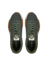 Lacoste Sneakersy L-Spin Evo 7-49SMA0104 Khaki. Kolor: brązowy. Materiał: materiał