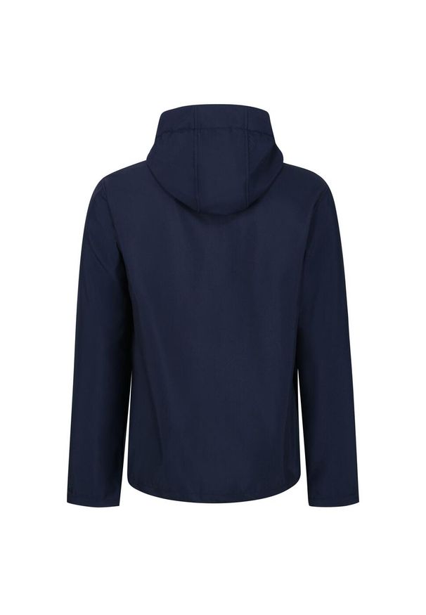 Regatta - Męska Kurtka Venturer 3warstwowa Soft Shell Z Kapturem. Typ kołnierza: kaptur. Kolor: niebieski. Sport: turystyka piesza