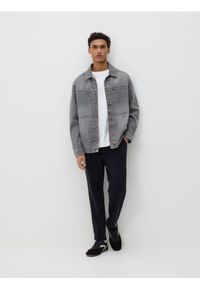 Reserved - Jeansy carrot fit - czarny. Kolor: czarny #1