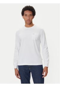 Guess Jeans Longsleeve M5BI77 K8FQ4 Biały Regular Fit. Kolor: biały. Materiał: bawełna. Długość rękawa: długi rękaw #1