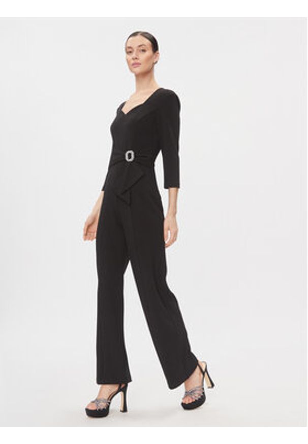 Rinascimento Kombinezon CFC0116137003 Czarny Regular Fit. Kolor: czarny. Materiał: syntetyk