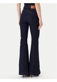 Rinascimento Jeansy CFC0126161003 Granatowy Flare Fit. Kolor: niebieski