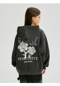 Reserved - Bluza SmileyWorld® - ciemnoszary. Kolor: szary. Materiał: bawełna