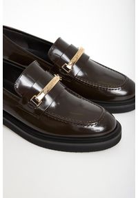 Loafersy damskie skórzane CESARE CASADEI. Materiał: skóra #4