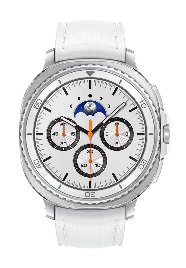 SAMSUNG - Samsung Galaxy Watch 8 Classic 47mm Biały (L500). Kolor: biały
