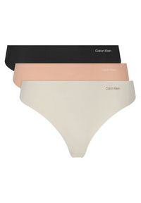 Calvin Klein Underwear Komplet 3 par fig klasycznych 000QD3558E Kolorowy. Materiał: syntetyk. Wzór: kolorowy #6