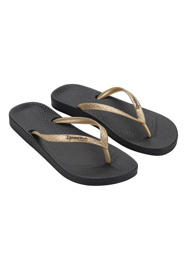 Klapki damskie Ipanema Anatomica Tan. Okazja: na co dzień. Kolor: żółty, wielokolorowy, czarny. Styl: casual