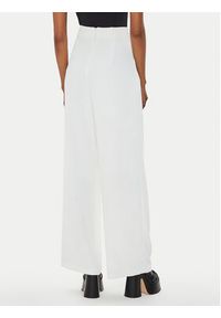Rinascimento Spodnie materiałowe CFC0118336003 Biały Wide Leg. Kolor: biały. Materiał: syntetyk