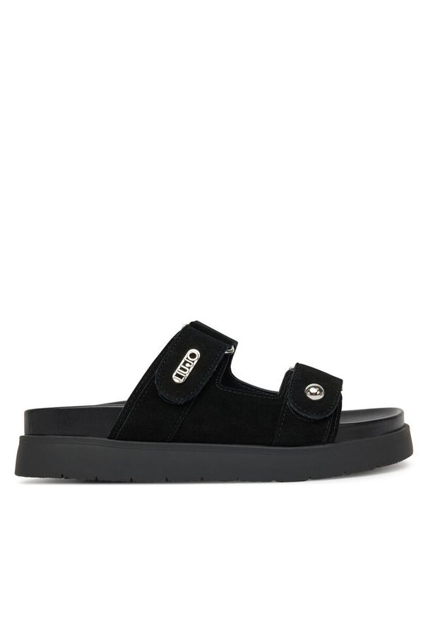 Klapki Liu Jo. Kolor: czarny