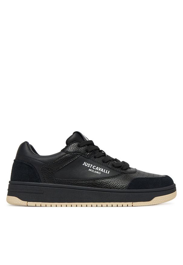 Sneakersy Just Cavalli. Kolor: czarny