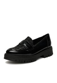 Rieker Loafersy 47550-00 Czarny. Kolor: czarny. Materiał: syntetyk, materiał