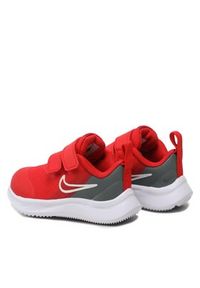 Nike Buty Star Runner 3 (TDV) DA2778 607 Czerwony. Kolor: czerwony. Materiał: materiał #4