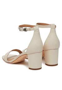 Lauren Ralph Lauren - LAUREN RALPH LAUREN Sandały Logan 802935561001 Biały. Kolor: biały. Materiał: skóra