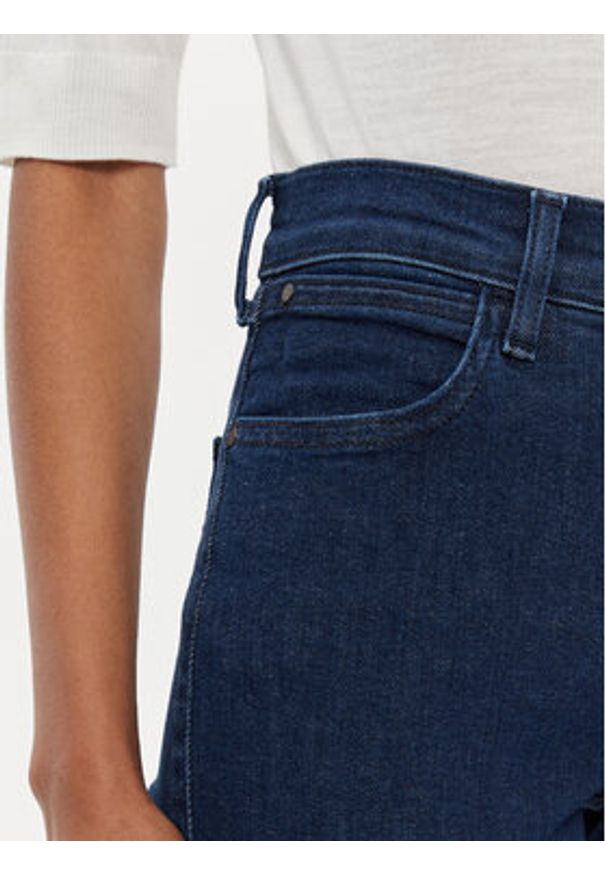 Wrangler Jeansy 112342897 Granatowy Skinny Fit. Kolor: niebieski