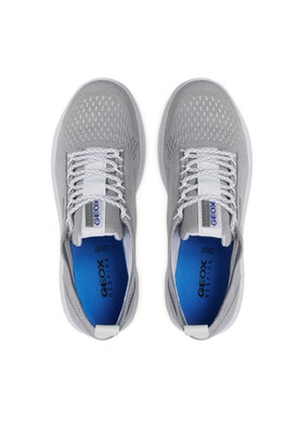 Geox Sneakersy D Spherica A D15NUA 0006K C1010 Szary. Kolor: szary. Materiał: materiał