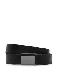 Calvin Klein Pasek Męski Gs 2 Buckles 1 Strap K50K512392 Czarny. Kolor: czarny. Materiał: skóra #4