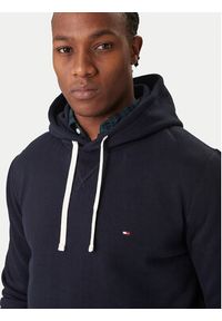 TOMMY HILFIGER - Tommy Hilfiger Bluza Essential MW0MW37230 Granatowy Regular Fit. Kolor: niebieski. Materiał: syntetyk, bawełna #3